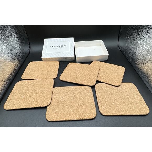 Vintage Jason Drink Coasters Set Of 6 With Box Claude Monet Artwork New -S1K - Picture 6 of 7